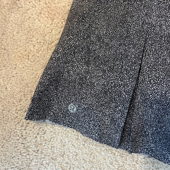 Lululemon Smooth Stride Skirt Sea Spray Black Size 8 - Picture 5 of 7